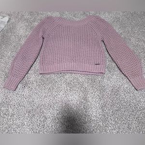 Light purple/pink cropped Abercrombie sweater. Very soft and brand new with tags